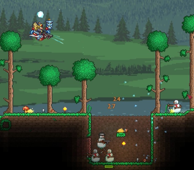 Terraria Part 42 The Night Santa Went Crazy